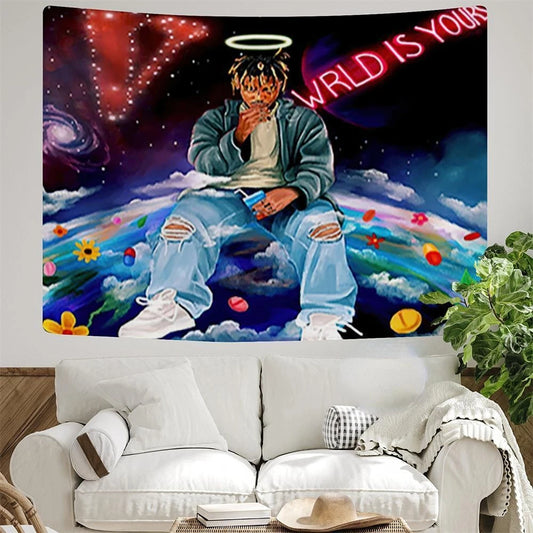 Juice Wrld "Wrld is Yours" tapestry