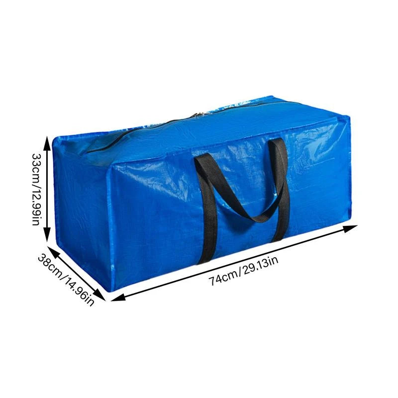  YOOFAN Extra Large Moving Bags – Heavy Duty Packing Bags with  Zipper & Carry Handles for Space Saving, Packing, Moving & Storage,  College, Dorm, Blue, 4 Pack : Home & Kitchen